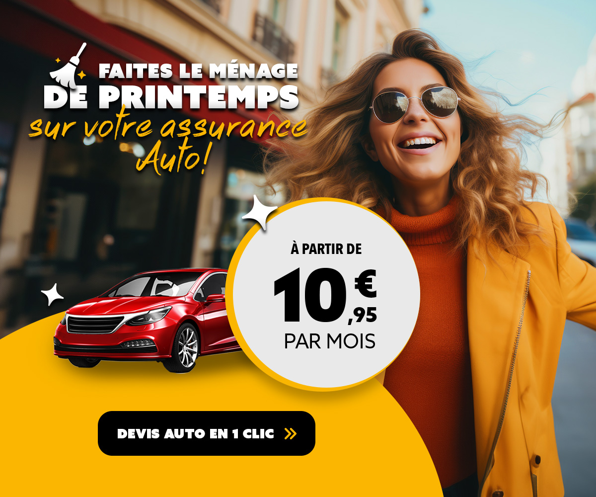 Faites le ménage de printemps sur votre assurance auto ! à partir de 10,95€/mois