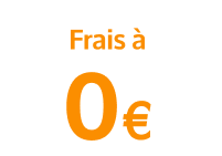 Frais à 0 €